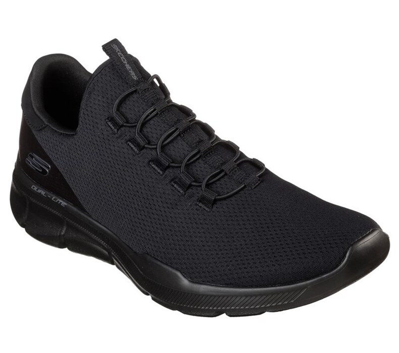 Skechers Relaxed Fit: Equalizer 3.0 - Emrick - Mens Slip On Shoes Black [AU-GS3792]